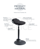 Chaise de bureau ergonomique et réglable, pour Bar et bureau, à équilibrage actif, 65-84CM, 360