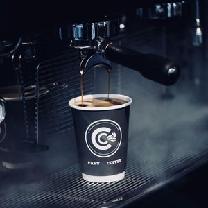 Tại gói cà phê cửa hàng trắng đen 4oz 8oz 12oz 16oz 20oz cafe cup 12oz ly cà phê dùng một lần lấy đi ly cà phê có nắp đậy PP - Product Image 4