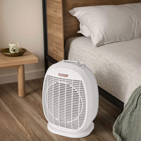 Nouveau Chauffage Portable Électrique Mini PTC en Plastique 2026 avec Protection Contre la Surchauffe, Chauffage d'Appoint Autonome pour l'Hiver avec Thermostat Réglable