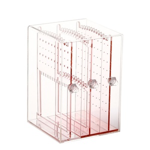 Acrylic Storage Jewelry <b>Box</b> with <b>Clear</b> Lid Cosmetic Organizer for Necklace Bracelet Container for Your Valuable Pieces - Product Image 2