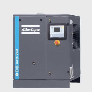 เครื่องอัดอากาศแบบสกรูอุตสาหกรรม <span class=keywords><strong>Atlas</strong></span> <span class=keywords><strong>Copco</strong></span> รุ่น <span class=keywords><strong>GA15</strong></span> GA37 กำลังไฟ 15KW 37KW ราคาดีที่สุด กำลังไฟ 110KW ระบายความร้อนด้วยอากาศ สำหรับแรงดัน 7-13 บาร์ - Product Image 5