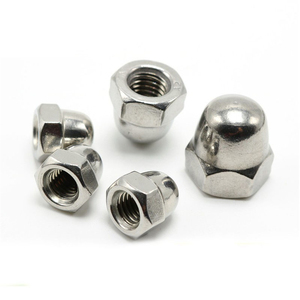 M10 M12 ASTM A193 A914 B8 B8M B8T ASTM A453 GR660 A286 18-8 Tuerca hexagonal de acero inoxidable Tuerca de tapa abovedada <span class=keywords><strong>Acron</strong></span> DIN1587 - Product Image 6