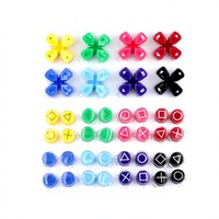 Bouton en plastique transparent filaire ABXY pour manette, pièces de rechange pour réparation du DPAD