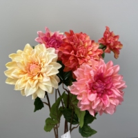 Y-H053 Vente en gros de roses au toucher réel, fleurs en soie de haute qualité au toucher réel, fleurs artificielles au toucher réel pour la décoration de mariage et de la maison