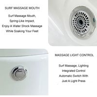 Bain de pieds moderne au design simple, thérapie par spa, vente directe d'usine, meubles de salon du centre de soins de santé pour le massage par le surf
