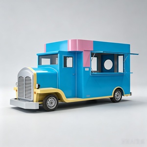 Carrito de Comida Móvil con Ruedas y Equipamiento de Cocina Completo para Negocios de Hamburguesas y <span class=keywords><strong>Hot</strong></span> Dogs - Product Image 2