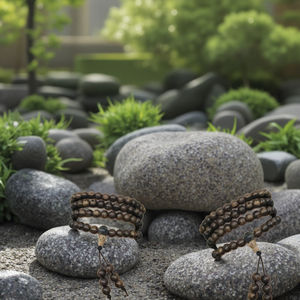 Vietnam venta al por mayor 6,8mm hombres mujeres pareja agua hundimiento incienso pinchos 108 Buda cuenta madera de agar pulsera Vintage madera dulce - Product Image 1