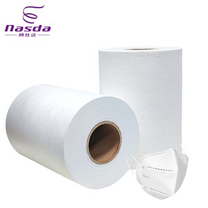 Nhà máy <span class=keywords><strong>100</strong></span> PP OEM bfe99 pfe99 Tan-thổi không dệt vải trắng hoặc đen meltblown không dệt vải cho ffp1 FFP2 ffp3 ffp4 mặt nạ - Product Image 2