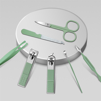 WELLFLYER MS-898 Kit de Manucure Professionnel Portable en Gros, 4/7 Pièces, Coupe-Ongles, Ciseaux, Trousse de Soins de Beauté, Cadeau de Soins Personnels