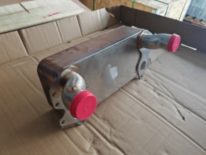 0501225381 0501 225 381 Gearbox Intarder Oil <b>Cooler</b> Assembly for 16S2531 TraXon - Product Image 3