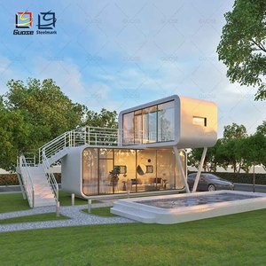 Nhà prefab khách sạn tương tự không gian con nhộng nhà táo prefab nhà - Product Image 1