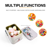 Boîte en fer blanc rectangulaire portable JYB pour bonbons au lait, idéale pour la vente en gros, pour Pâques et autres fêtes