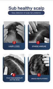 Analyseur de cuir chevelu de bureau professionnel et machine de traitement 5 en 1 appareil de soin des cheveux avec massage et <span class=keywords><strong>conseils</strong></span> sur les produits - Product Image 4