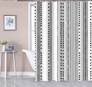 Owenie2022新着3Dプリント防水シャワーカーテンセットバスルーム大理石シャワーカーテン用 - Product Image 5