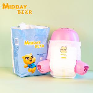 OBM Midday <span class=keywords><strong>Bear</strong></span> Baby <span class=keywords><strong>Pull</strong></span> up Pañales Pantalones Venta al por mayor Productos higiénicos desechables Pañales Fralda <span class=keywords><strong>De</strong></span> Beb - Product Image 5