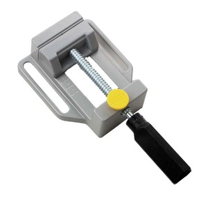 Small Bench Vise Single Handle <b>Quick</b> Flat Jaw Right Angle <b>Clamp</b> For Woodworking Welding Aluminum 235mm - Product Image 4