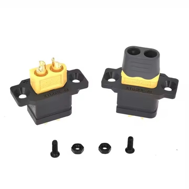 XT60BE Panel Mount and Through Wall Connectors XT60BE-M/XT60BE-F