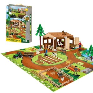 Juego de Simulación de Granja con Animales, Juguete Educativo de Plástico con Valla y Accesorios para Niños - Product Image 4