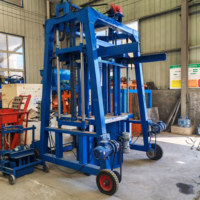 Machine à former des briques circulaires pour puits en béton d'un mètre de diamètre