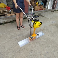 Aluminium-Bodenausgleichsmaschine mit Benzinmotor, Vibrierender Betonabzieher, Nivelliergerät mit Lithium-Batterie, Beton-Nivellierwerkzeug