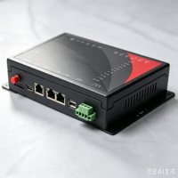 PC Industrial Integrado sin Ventilador para Montaje en Pared, Host de Control Industrial Cloudlink, Amplio Rango de Temperatura, Compatible con Linux y Windows