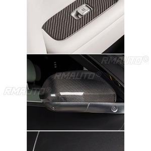 Rearview <b>Mirror</b> Cover Caps Glass Lift Switch Panel Decoration Frame Car <b>Door</b> Handle Protector For Li7 Li8 Li9 Car Accessories - Product Image 5