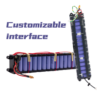 Batterie personnalisée TS, 36v, 10S2P, 10S3P, 10S4P, 24V, 36V, 48V, 52V, 39.6V, 60V, différentes tailles