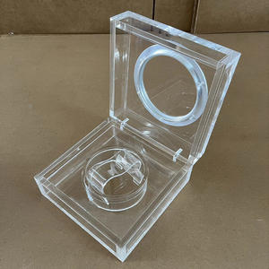 Factory Direct Custom Transparency Luxury Watch Box Set Transparent watch <b>display</b> <b>case</b> High-End Brand Watch <b>Case</b>&Gift box - Product Image 5