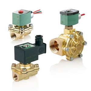 Vanne solénoïde ASCO 24VDC à action directe bidirectionnelle pour eau, vapeur, azote - Product Image 3