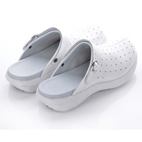 Chaussures de sécurité en microfibre blanche populaire pour chef avec embouts en acier anti-écrasement
