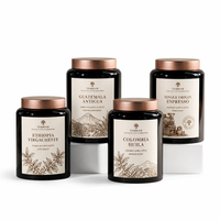 Boîte en métal noir avec couvercle à vis pour café torréfié, bonbons/chocolat, emballage personnalisé, logo sur mesure, qualité alimentaire, boîte à arômes