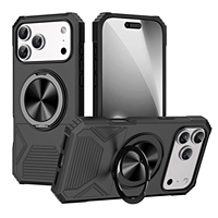 Support magnétique adapté à l'étui de téléphone Apple 17promax 15plus anti-chute iPhone 16pro multifonctionnel pratique 14pm protection