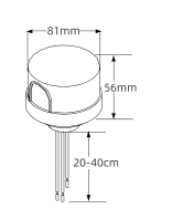 Interruttore Automatico per Illuminazione Stradale con Fotocellula AC 220V 50-60Hz 10A IP44 Impermeabile Certificato CE/RoHS 1800W per Uso <span class=keywords><strong>Esterno</strong></span> con 2 Anni di Garanzia - Product Image 4