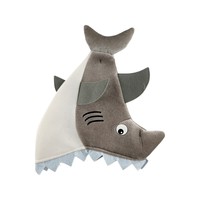 Chapeau en peluche tête de requin, accessoire de cosplay animal amusant pour enfants, accessoires de fête, costume d'Halloween très populaire