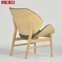 Nouveau produit Chaise de café Salle de réunion Fauteuil de chaises en bois courbé nordique