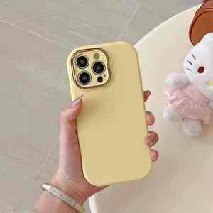 เคสโทรศัพท์คุณภาพสูงแบบไฮบริดพรีเมียม รุ่น E11 สีมาการองสวยงาม พร้อมตัวป้องกันเลนส์กล้องเต็มรูปแบบ สำหรับ iPhone 16 Pro Max 15 Pro 14 - Product Image 4