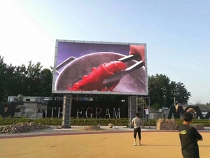 จอแสดงผล LED P8 สำหรับภายนอกอาคาร จอวิดีโอ LED สำหรับโฆษณา ผนังวิดีโอ LED กลางแจ้ง จอ LED ขนาดใหญ่ 960*960 มม. ตู้โลหะแผ่น แผง LED - Product Image 1