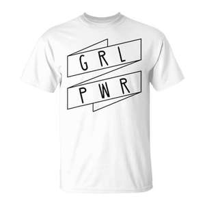 Camiseta Grl Pwr Icon Simple Feminist Girl Power, unisex, talla para adultos - Product Image 1