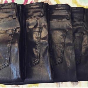 New Arrival <b>Men</b> Wax Skinny Flare <b>Jeans</b> Custom High Quality 100% Cotton Denim Flared <b>Jeans</b> - Product Image 3