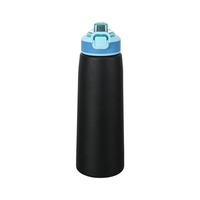 Gobelet isotherme en acier inoxydable anti-fuite avec paille, compatible lave-vaisselle, design antidérapant pour la maison, le camping et les voyages