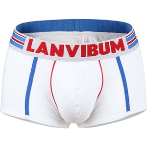 <span class=keywords><strong>Boxer</strong></span> da <span class=keywords><strong>uomo</strong></span> in cotone di vari colori Design popolare logo del marchio all'ingrosso personalizzato - Product Image 1