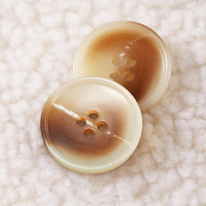 2026新品KJ 7.5mm-30mm薄いエッジ黒白樹脂ボタン衣類縫製基本的な白黒樹脂コート用 - Product Image 6