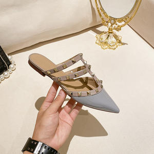 Hl08 Nuevas <span class=keywords><strong>Sandalias</strong></span> de Tacón Alto con Punta Cerrada y Correa de Remache para <span class=keywords><strong>Mujer</strong></span> - Product Image 6