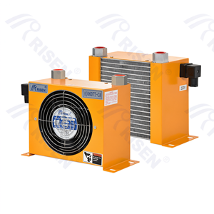 Refroidisseur d'huile hydraulique refroidi par air en aluminium RISEN AJ0607T pour la refroidissement des machines de station hydraulique - Product Image 1