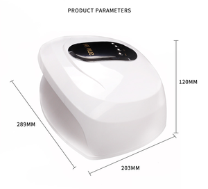 SUN19R 150W Lámpara profesional para uñas Terapia de luz roja LED/Secador UV para ambas manos Luz de esmalte de gel de curado rápido para salón de uñas - Product Image 6