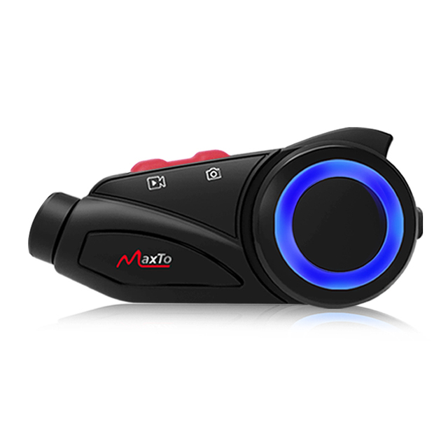 MaxTo M3S Motorcycle Helmet  Intercom 2K HD with Camera