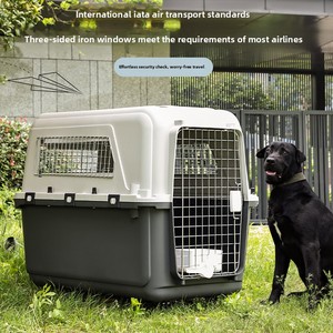 Trasportino per <span class=keywords><strong>Animali</strong></span> <span class=keywords><strong>Domestici</strong></span> Resistente Standard IATA con Ruote e Manico Telescopico, Scatola Rigida per il Check-in Aereo e il <span class=keywords><strong>Trasporto</strong></span> di <span class=keywords><strong>Animali</strong></span> - Product Image 4