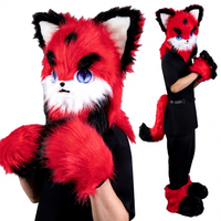 Anime-Spiel Japanisches Tierkostüm Kopfbedeckung Maske Kunstfell Halloween-Kostüm Neujahrsparty COSPLAY Jahrestag Ostern Geburtstag