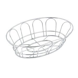 Nhiều Loại Giỏ Bánh Mì Dây Kim Loại, Thiết Kế Mới Hình Bầu Dục-Khay Hình Thức Ăn Nhanh-Giỏ Trái Cây Cho Nhà Hàng, Quán Cà Phê, Chiên Phục Vụ & Deli - Product Image 5