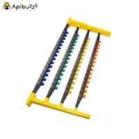 JZBZ En Plastique Élevage de Reines Cadre Kit JZ-BZ Mount Base Cellulaire Tasses et Cellulaire Titulaire Bar & Cadre Bar Matériel Apicole Apicultura